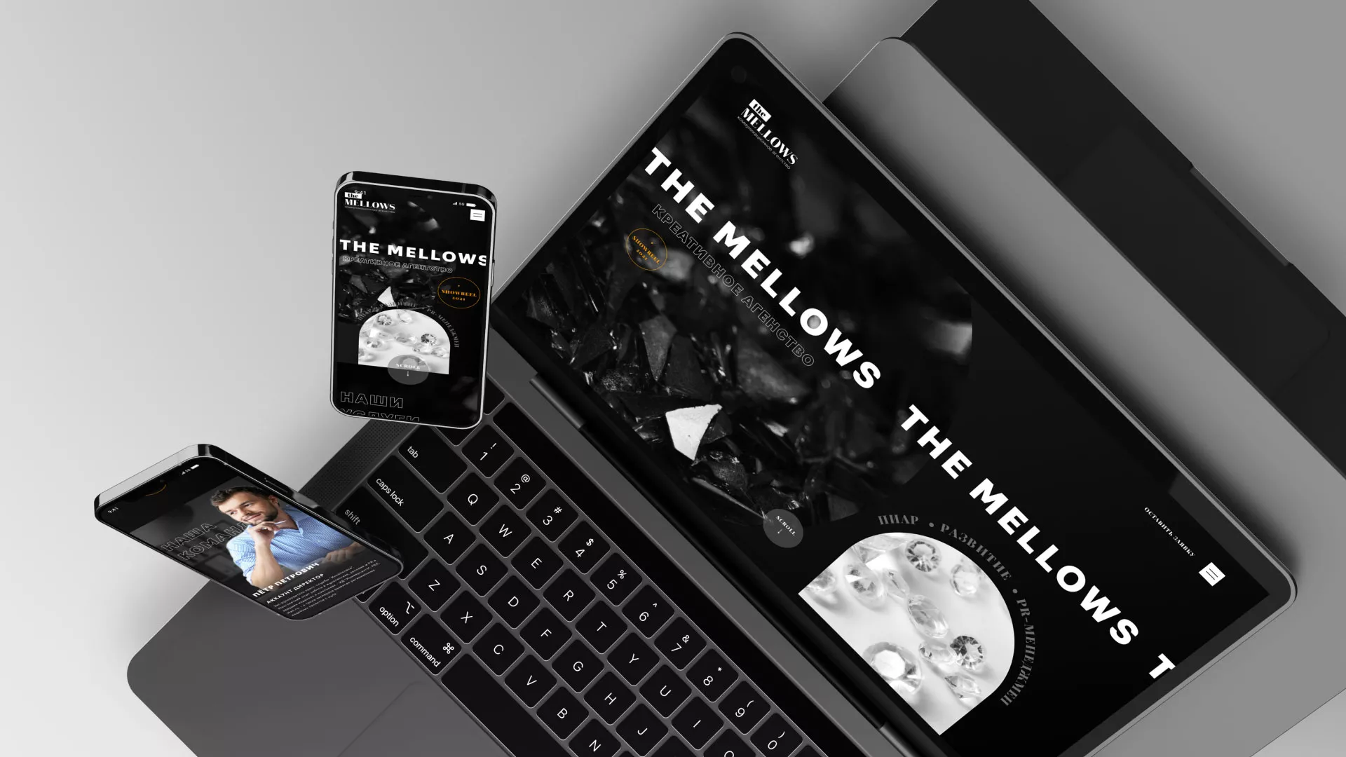 Разработка сайта креативного агентства «The Mellows» в Малоярославце